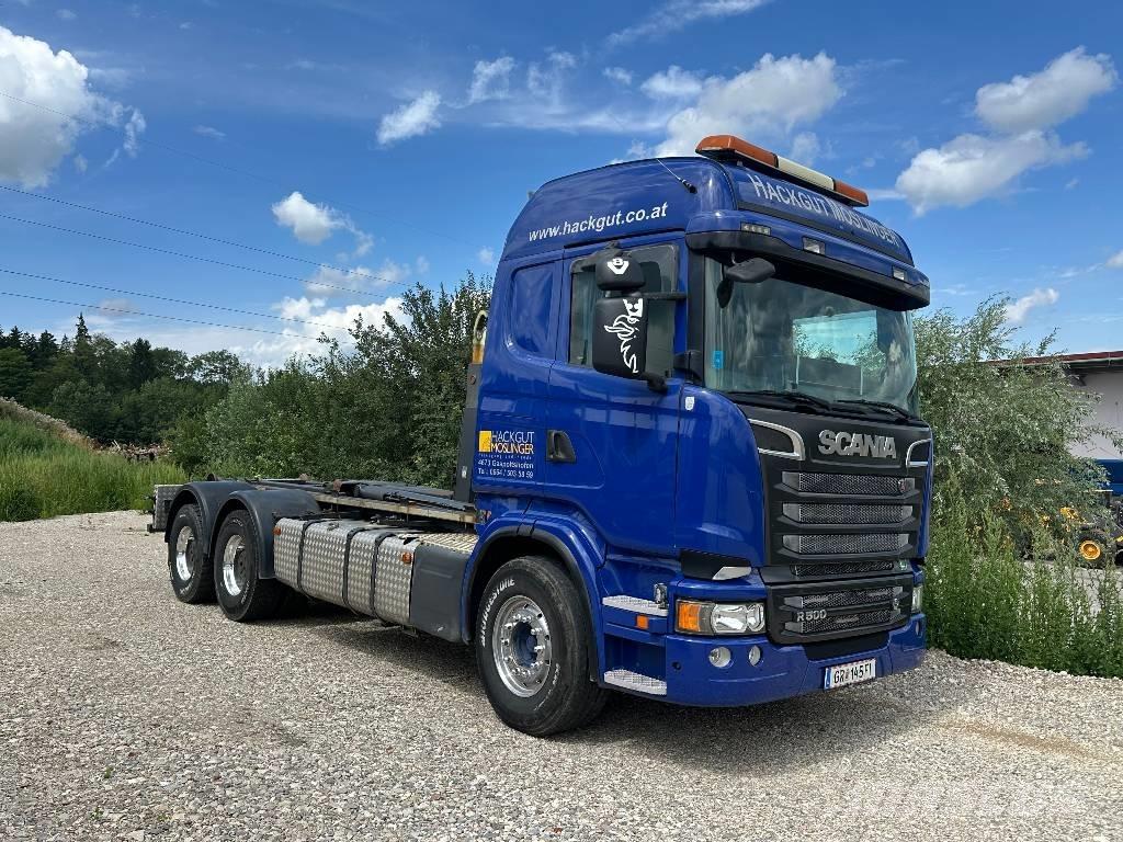 Scania R500 شاحنات الرافعات الخطافية