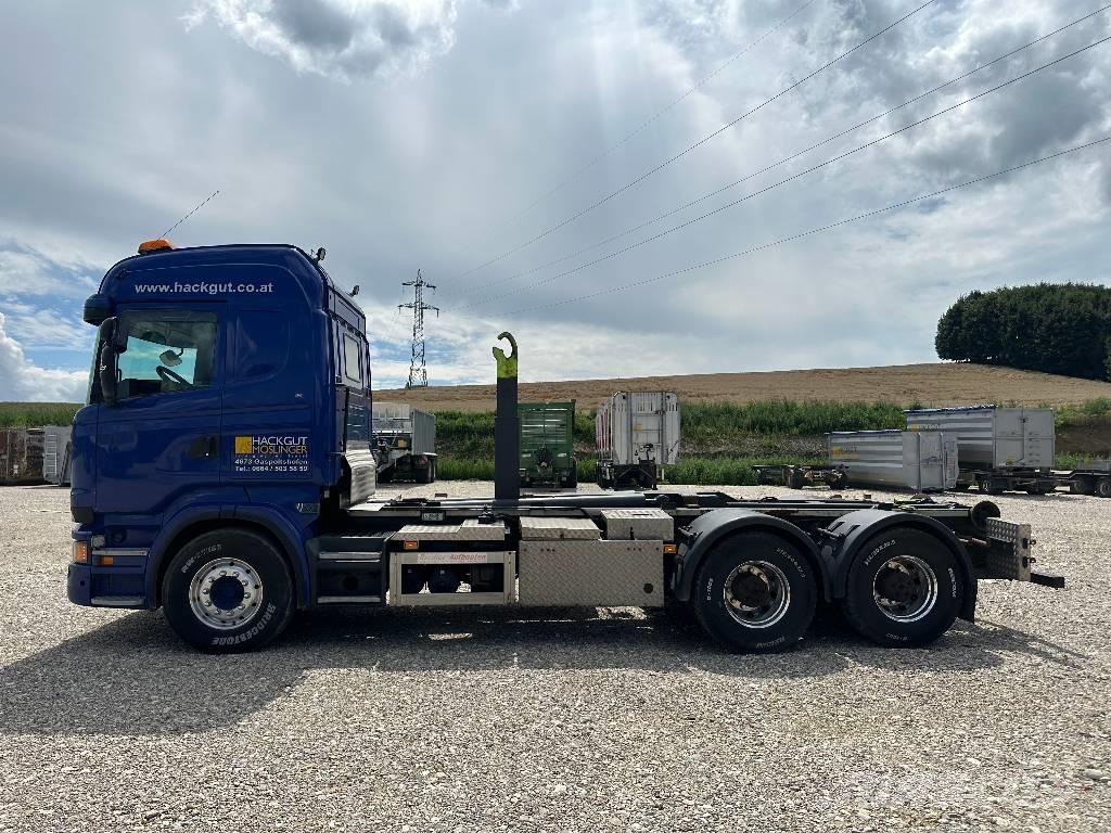 Scania R500 شاحنات الرافعات الخطافية