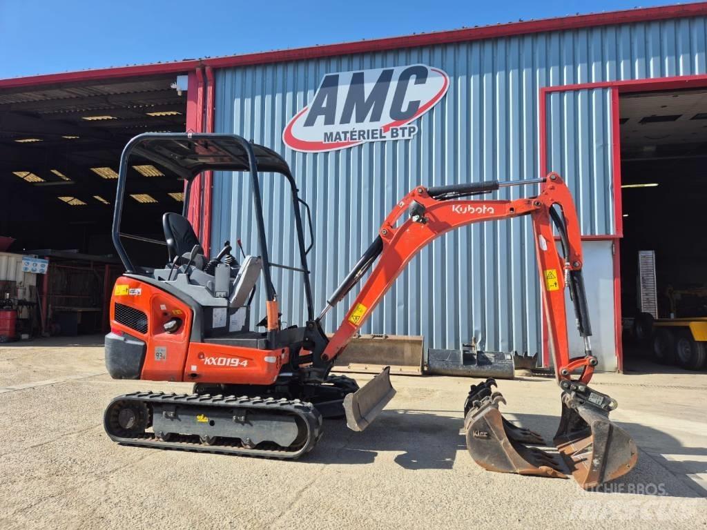 Kubota KX 019-4 حفارات صغيرة أقل من 7 طن (حفارات صغيرة)