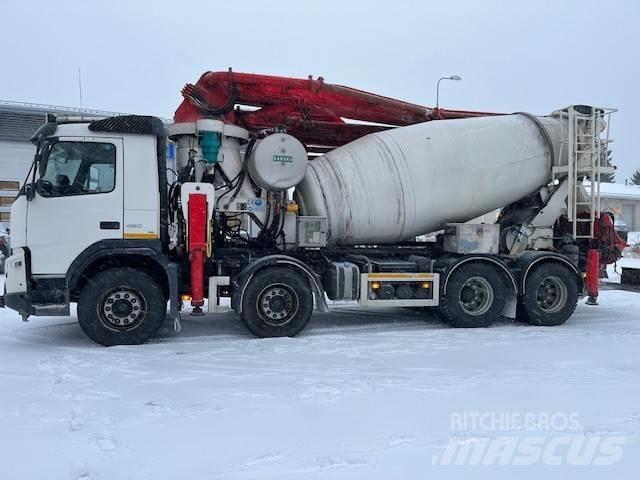 Volvo FMX 460 8*4 شاحنات خرسانة