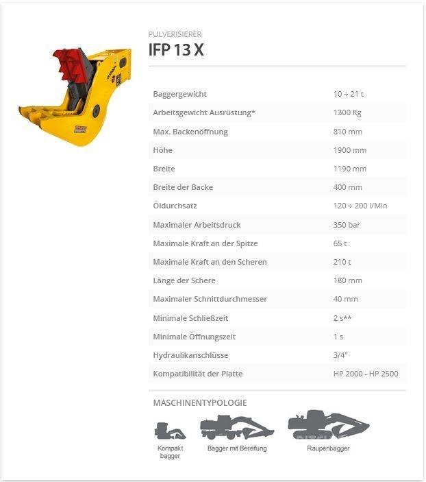 Indeco IFP 13 X جراشات البناء