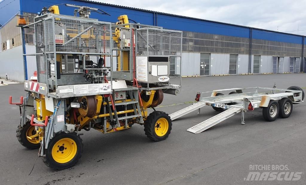  Axe Road Rail Lifter عربات صيانة خطوط السكك الحديدية
