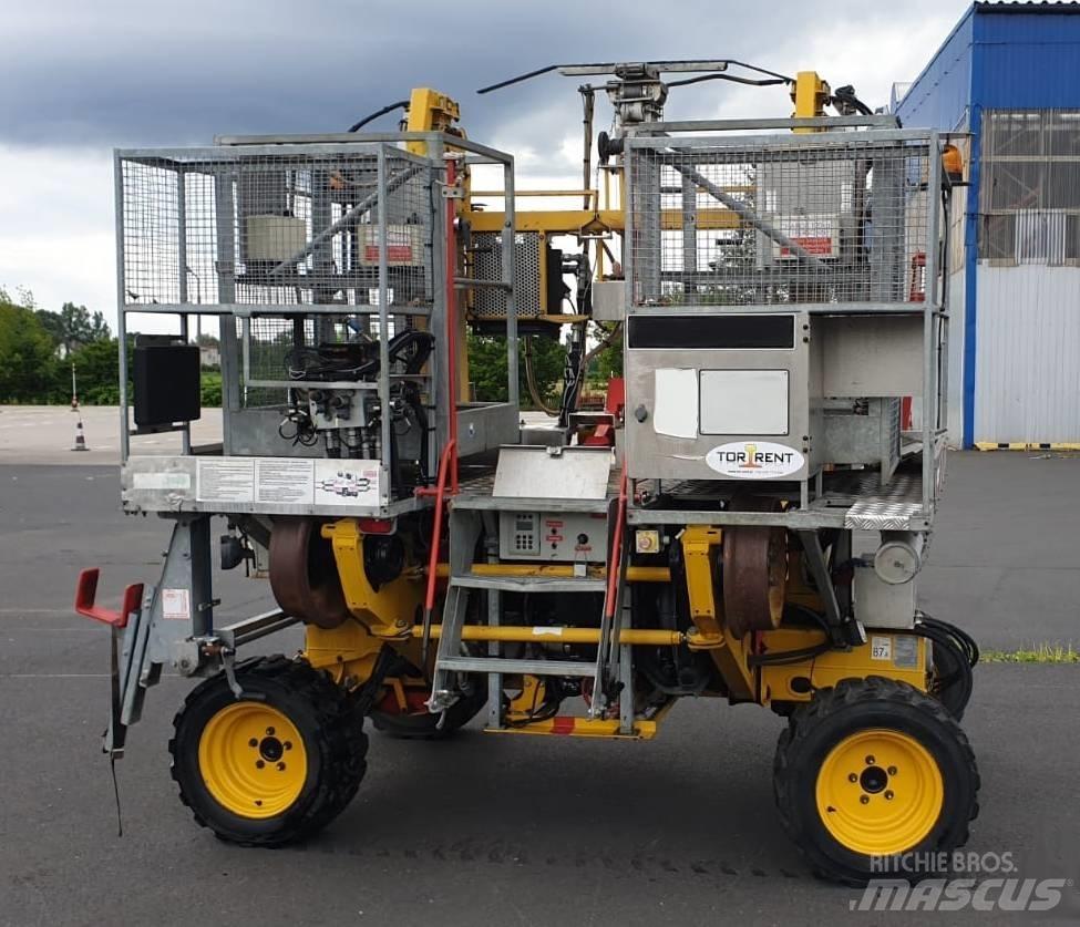  Axe Road Rail Lifter عربات صيانة خطوط السكك الحديدية