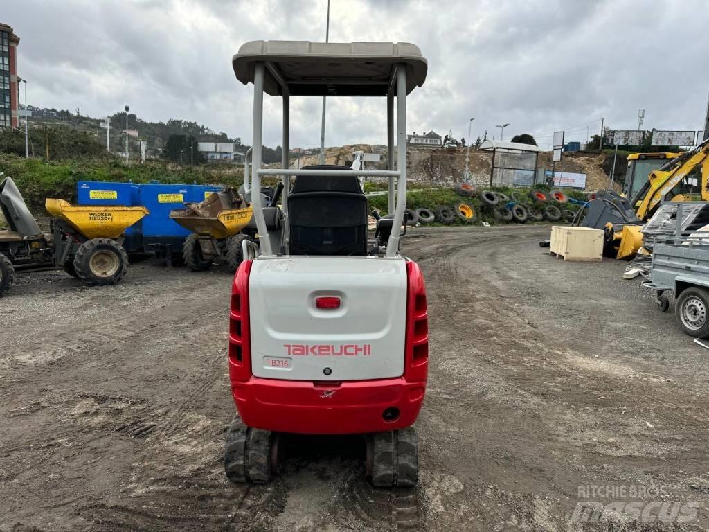 Takeuchi TB 216 حفارات صغيرة أقل من 7 طن (حفارات صغيرة)