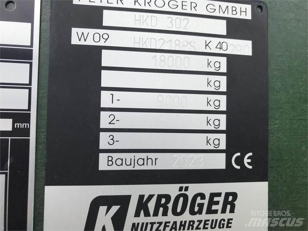 Kröger HKD 302 مقطورات قلابة