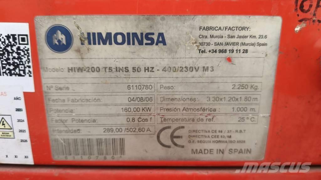 Himoinsa HIW 200 T5 مولدات ديزل