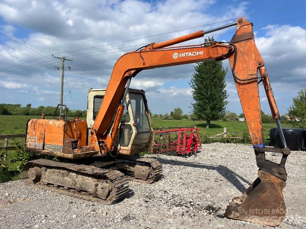 Hitachi Ex60-1 حفارات صغيرة أقل من 7 طن (حفارات صغيرة)