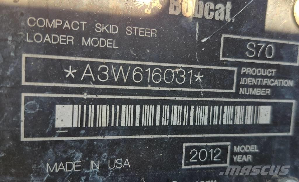 Bobcat S 70 لوادر انزلاقية التوجيه