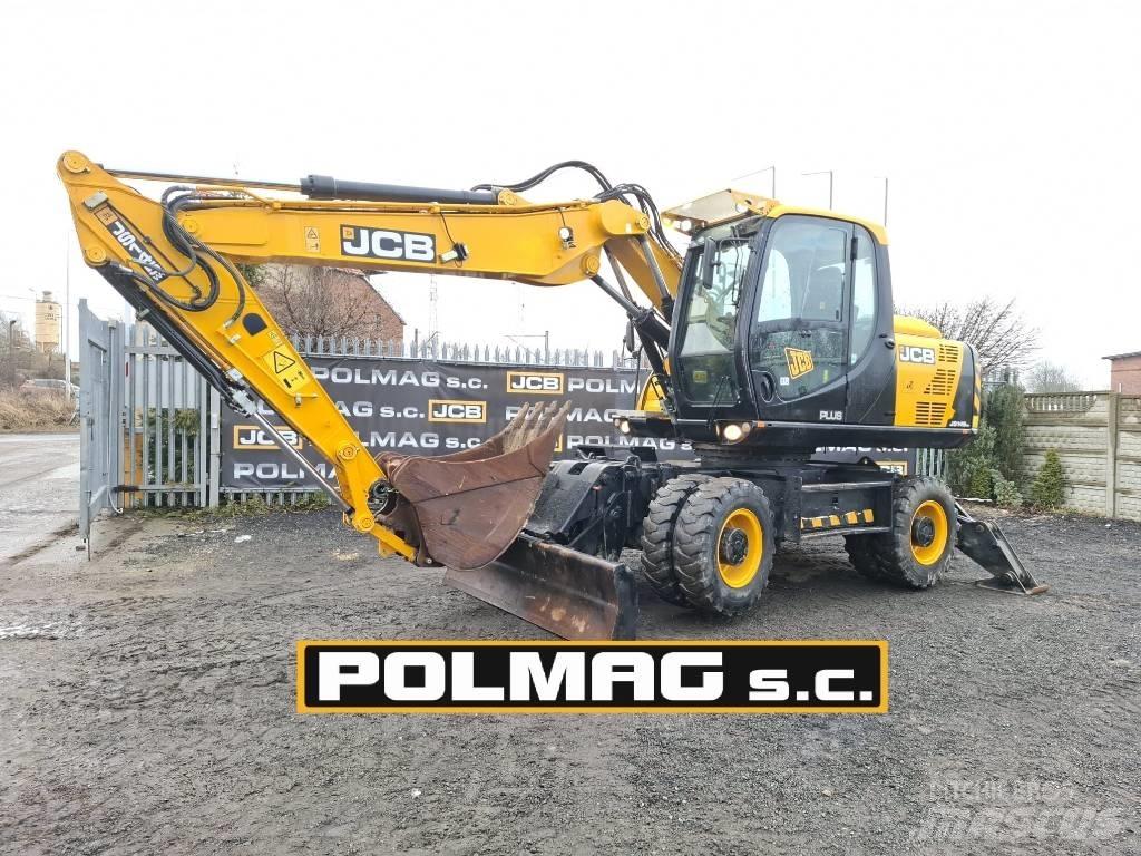 JCB JS 145 W حفارات بعجل