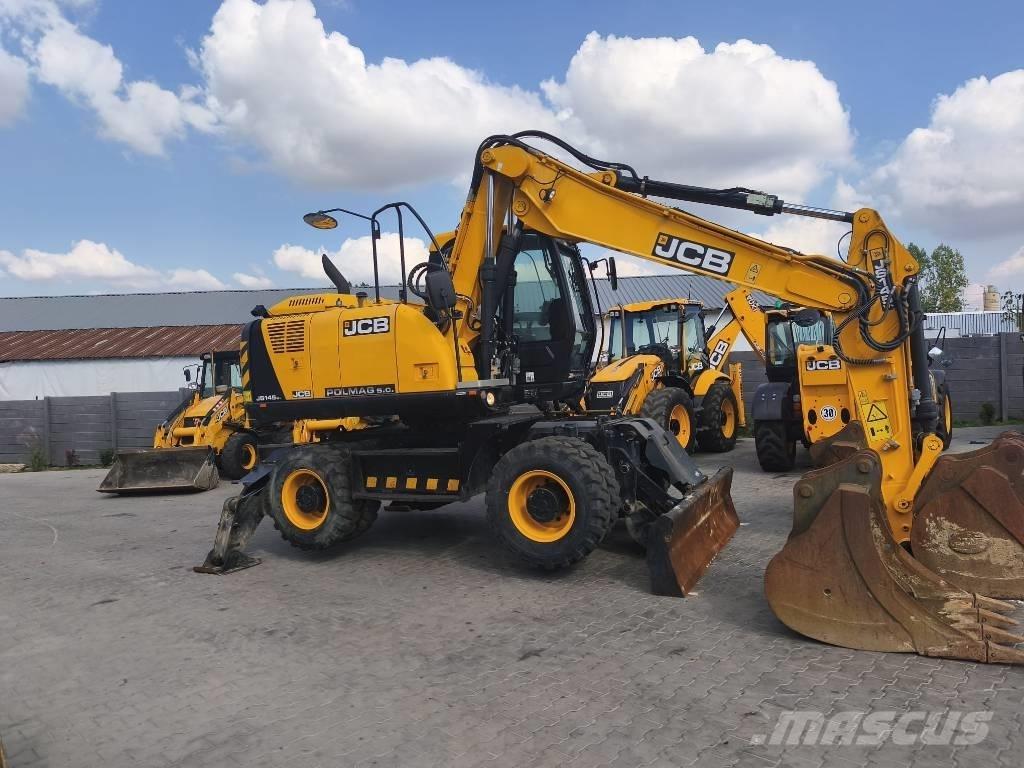 JCB JS 145 W حفارات بعجل