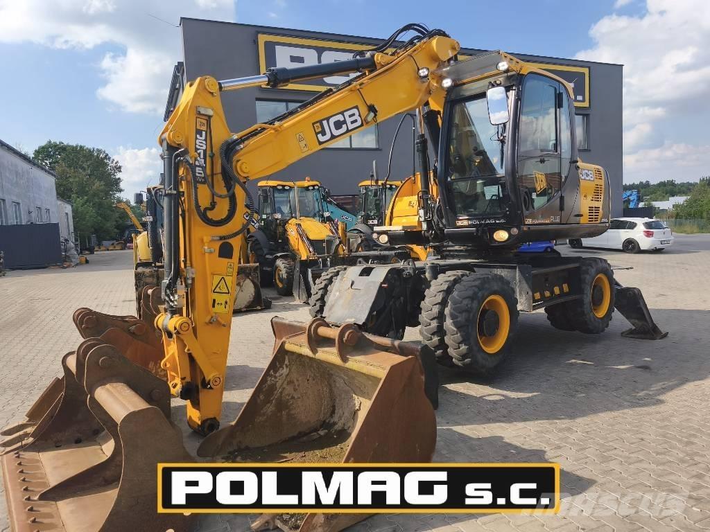 JCB JS 145 W حفارات بعجل