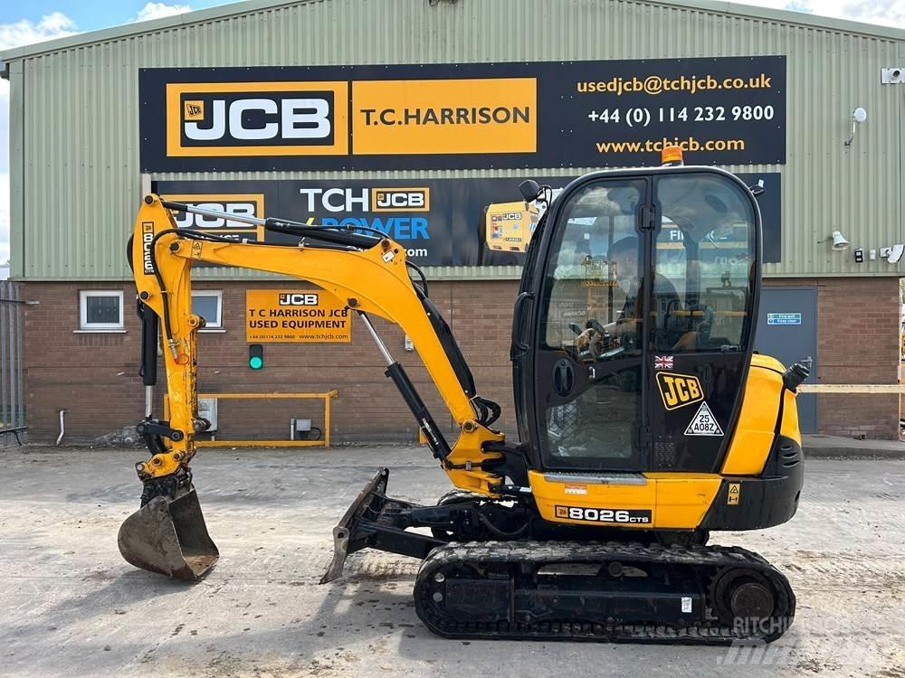 JCB 8026 CTS حفارات صغيرة أقل من 7 طن (حفارات صغيرة)