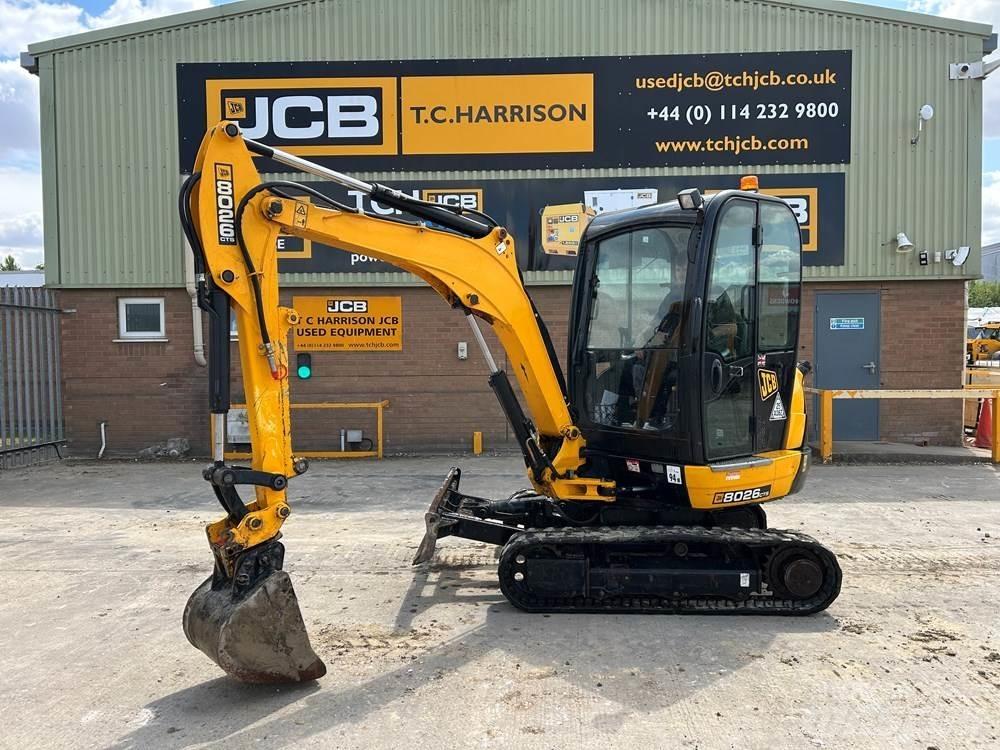 JCB 8026 CTS حفارات صغيرة أقل من 7 طن (حفارات صغيرة)