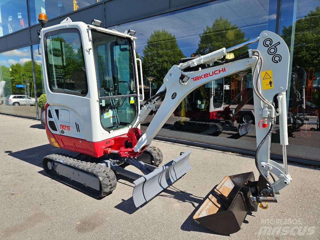 Takeuchi tb216 حفارات صغيرة أقل من 7 طن (حفارات صغيرة)