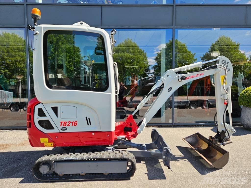 Takeuchi tb216 حفارات صغيرة أقل من 7 طن (حفارات صغيرة)