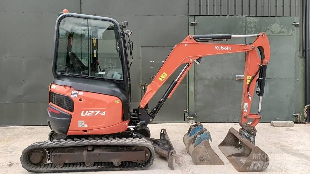 Kubota U 27-4 حفارات صغيرة أقل من 7 طن (حفارات صغيرة)