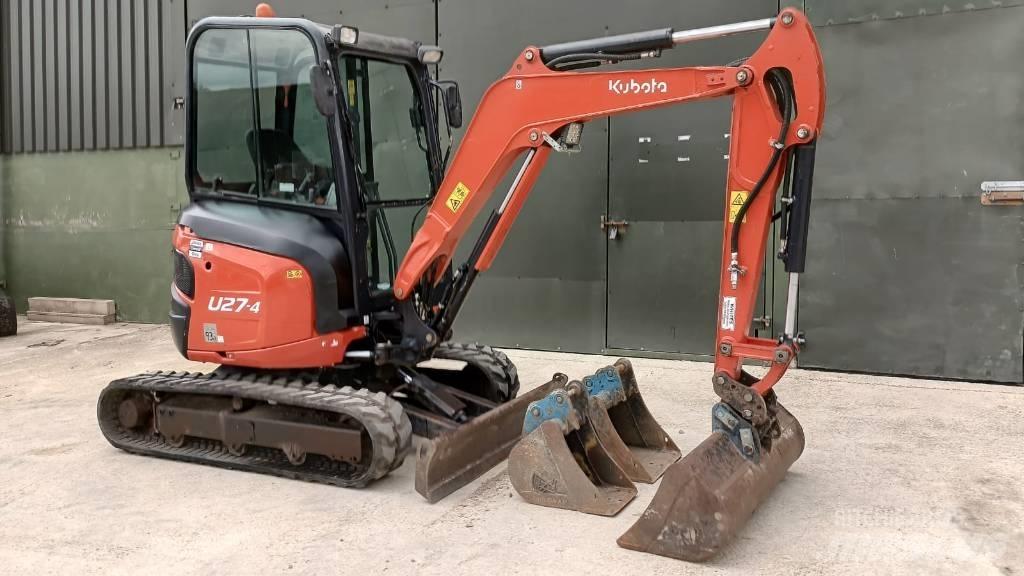 Kubota U 27-4 حفارات صغيرة أقل من 7 طن (حفارات صغيرة)