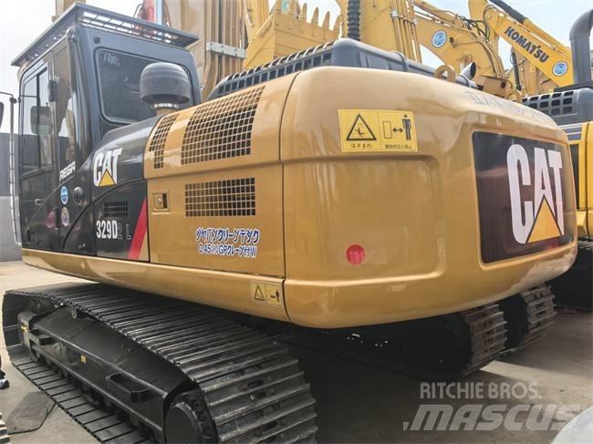 CAT 329 D L حفارات زحافة