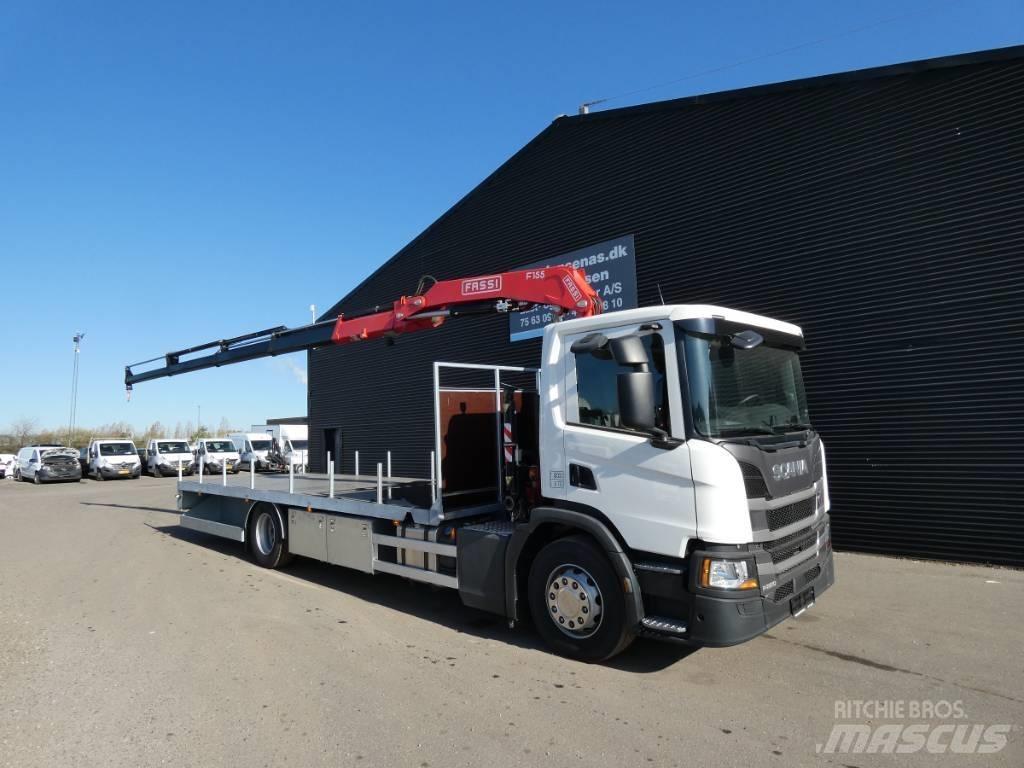 Scania p 220 شاحنات الرافعات
