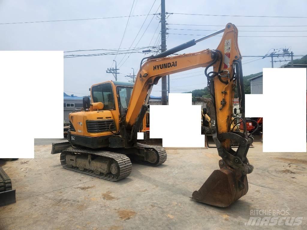 Hyundai Robex 55 حفارات صغيرة أقل من 7 طن (حفارات صغيرة)