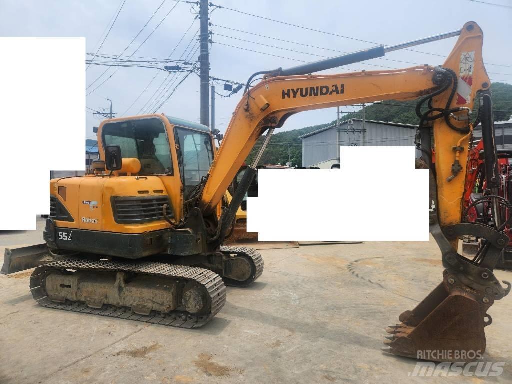 Hyundai Robex 55 حفارات صغيرة أقل من 7 طن (حفارات صغيرة)