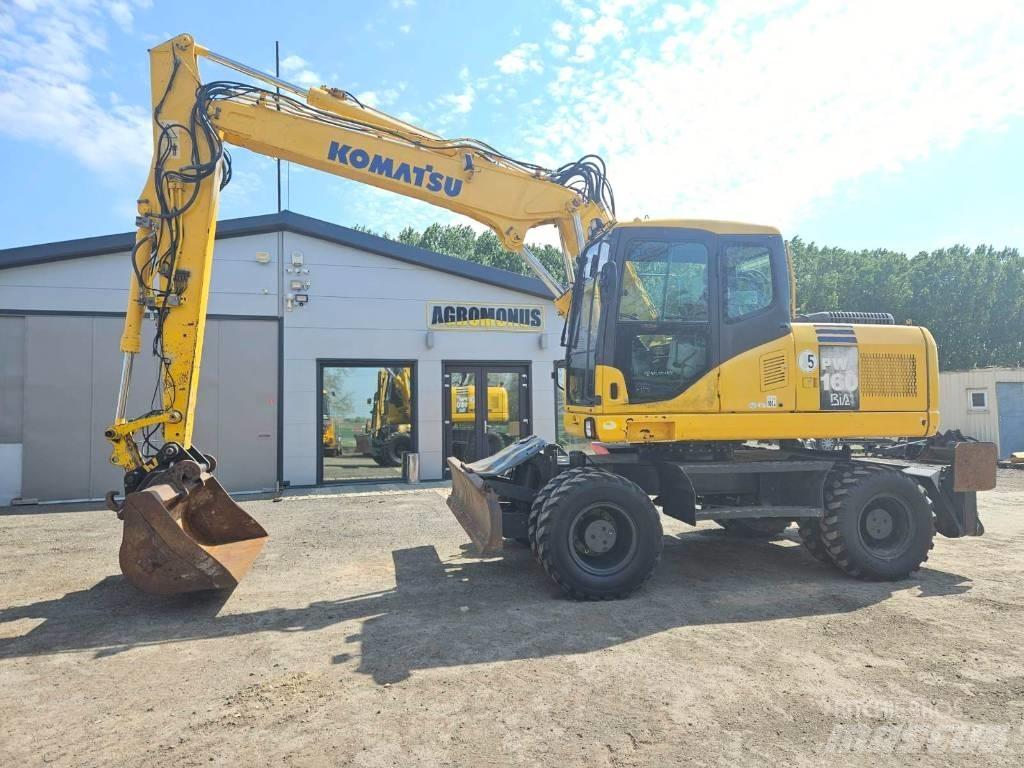Komatsu PW 160-7 حفارات بعجل