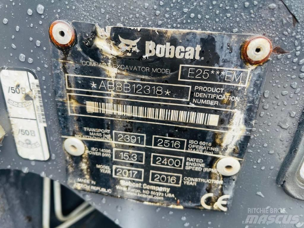 Bobcat E 25 حفارات صغيرة أقل من 7 طن (حفارات صغيرة)