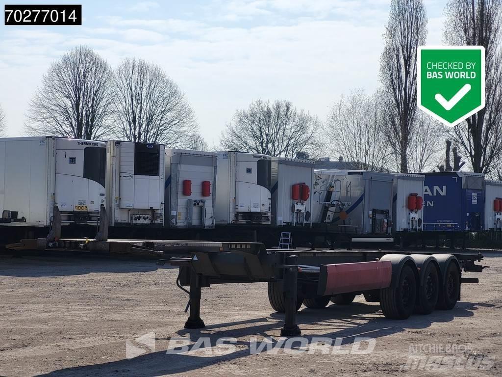 Van Hool 3 axles نصف مقطورات حاويات