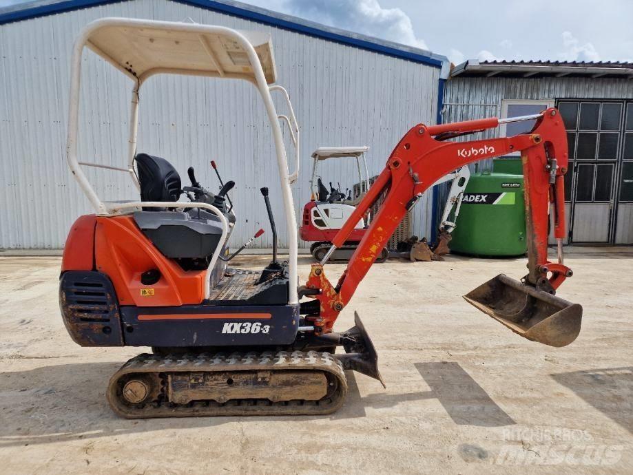 Kubota KX 36-3 حفارات صغيرة أقل من 7 طن (حفارات صغيرة)