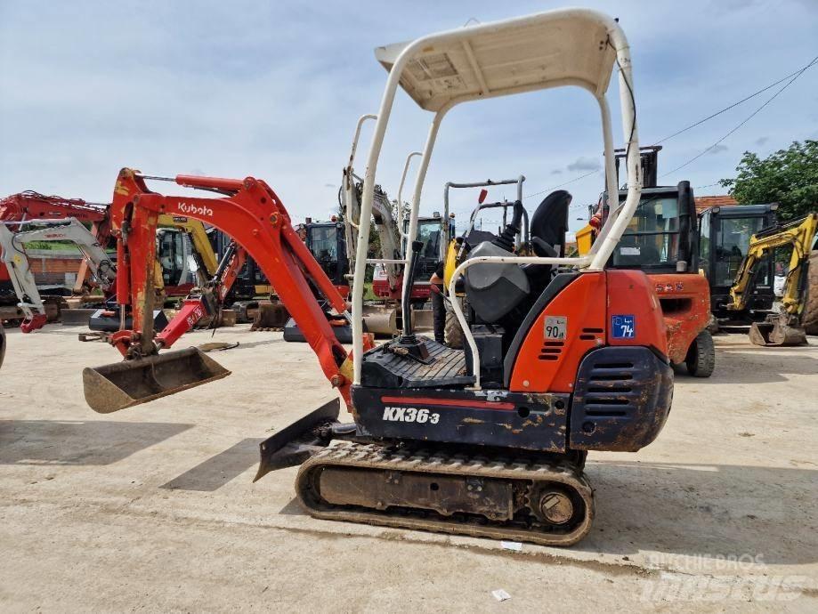 Kubota KX 36-3 حفارات صغيرة أقل من 7 طن (حفارات صغيرة)