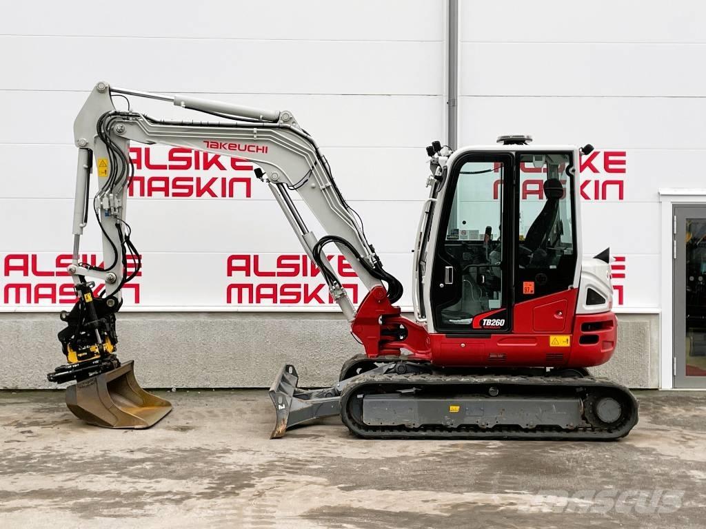 Takeuchi TB 260 حفارات صغيرة أقل من 7 طن (حفارات صغيرة)