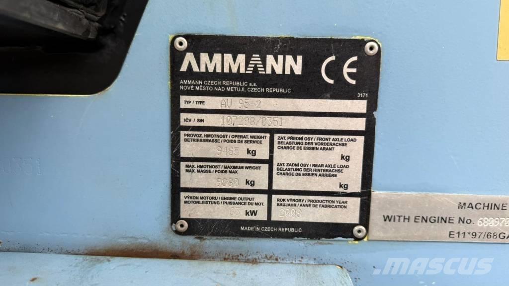 Ammann AV  95-2 مداحل ثنائية الاسطوانة