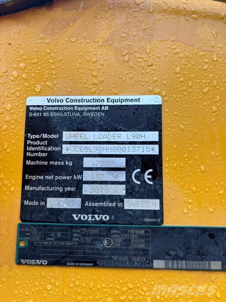 Volvo L 90 H لوادر بعجل