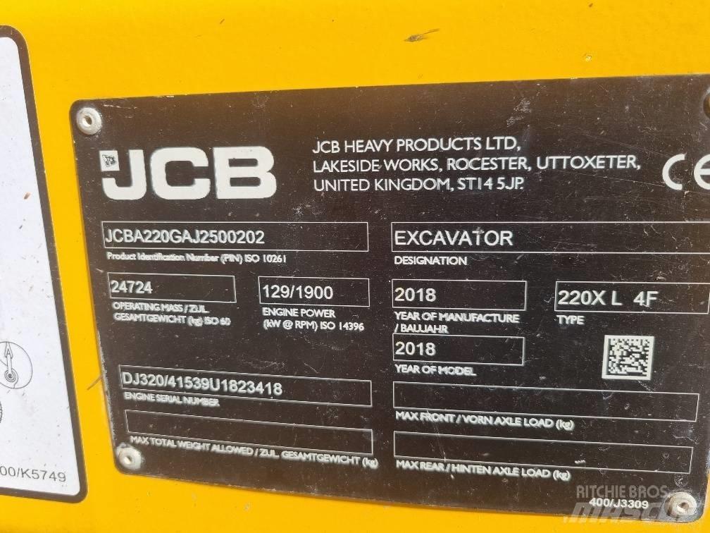 JCB 220 XL 4F حفارات زحافة