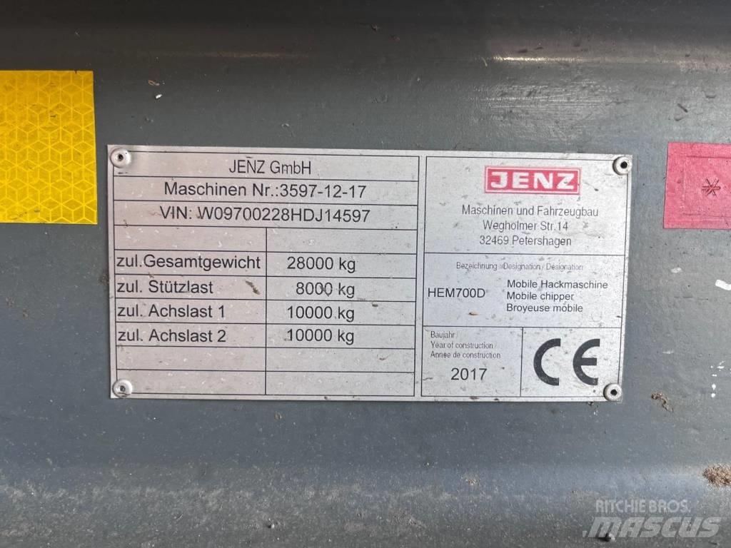 JENZ HEM 700 D ماكينات تقطيع أخشاب الحراجة