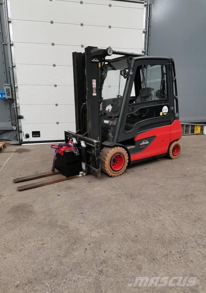 Linde E35L-01 شاحنات ذات رافعات شوكية تعمل بالكهرباء