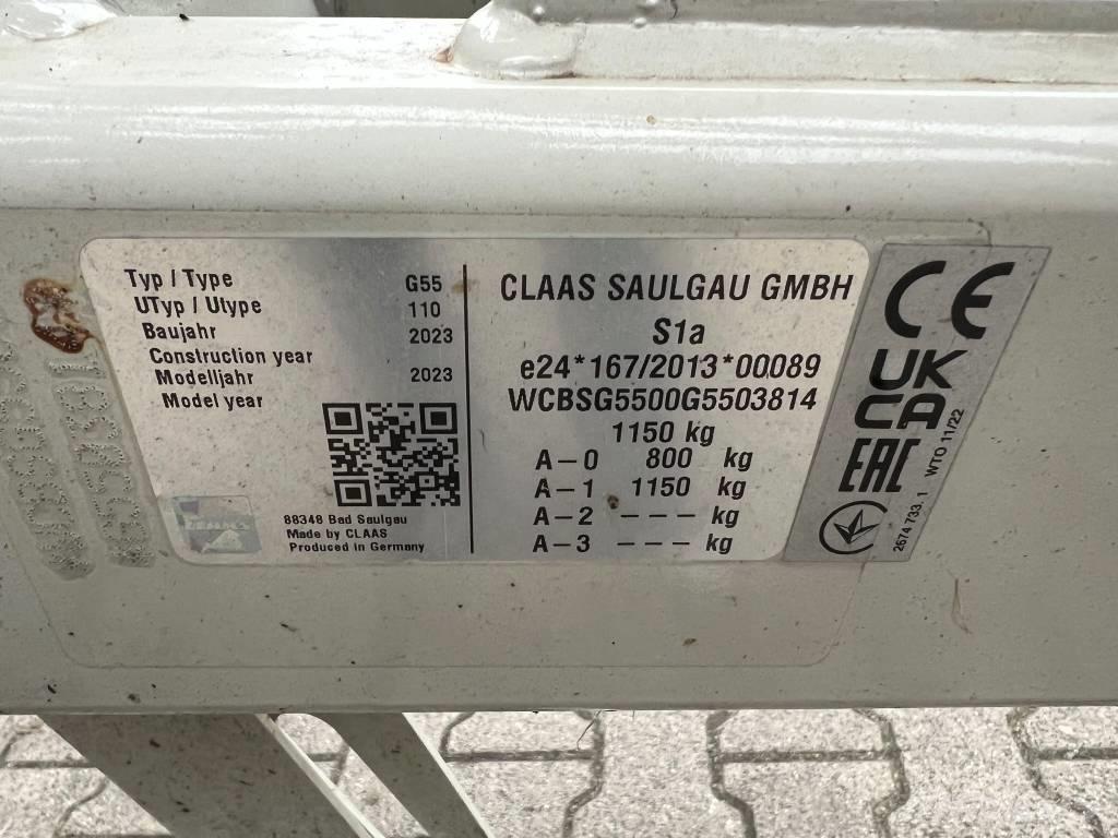 CLAAS Volto 1100 T مكابس وميبسات التبن