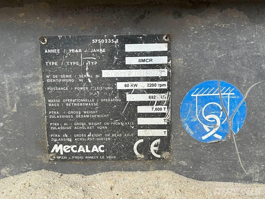Mecalac 8 M CR حفارات وسط 7 طن - 12 طن