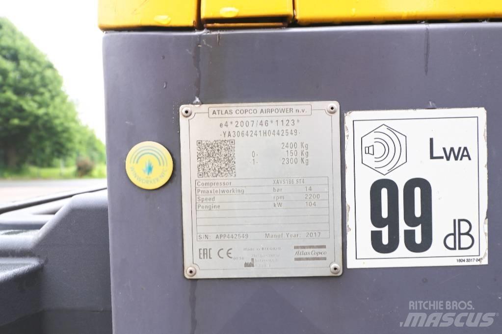Atlas Copco XAVS 186 مكابس