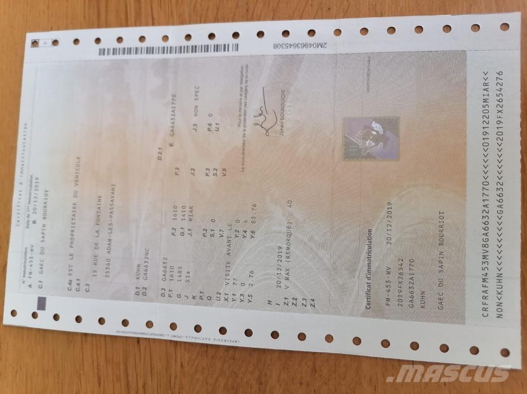 Kuhn GA6632 محشات