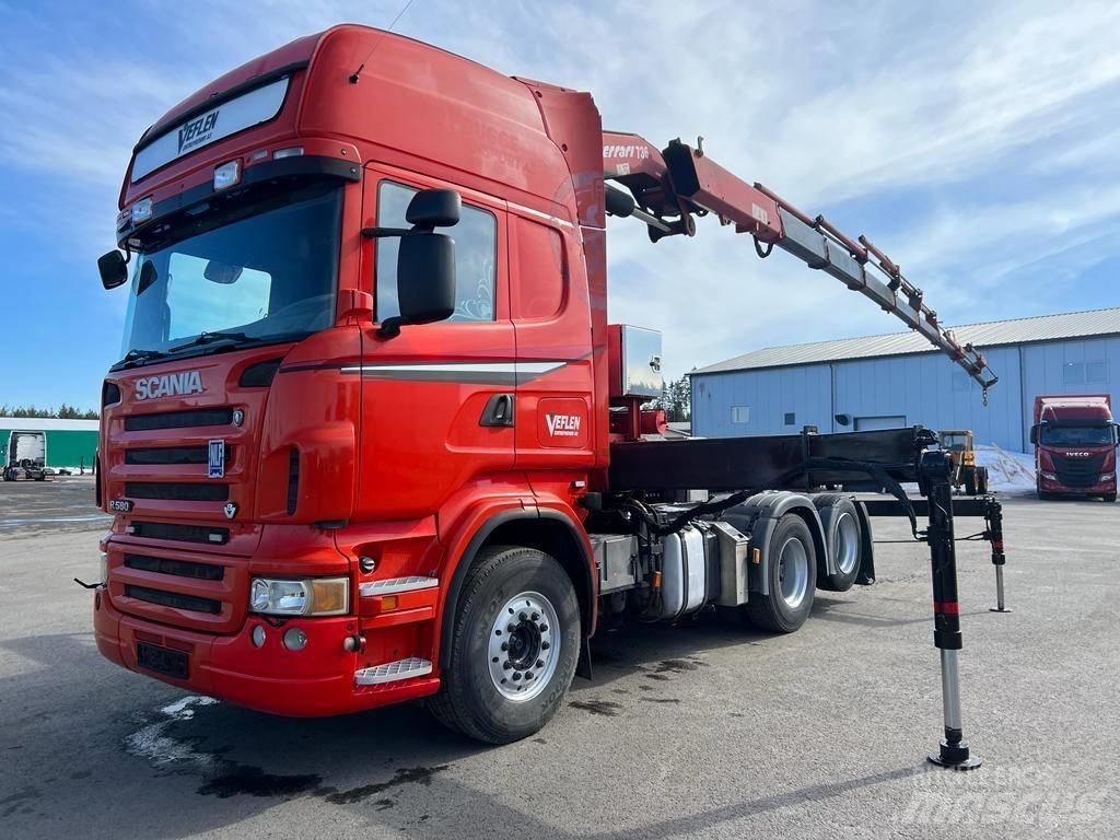 Scania R 580 شاحنات الرافعات