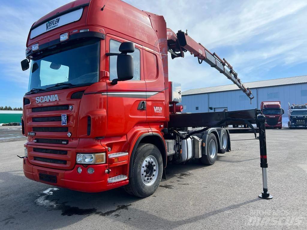 Scania R 580 شاحنات الرافعات