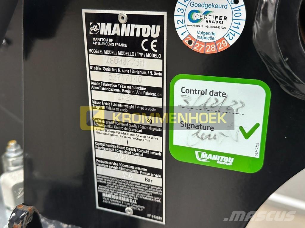 Manitou W6000 مناولات متداخلة