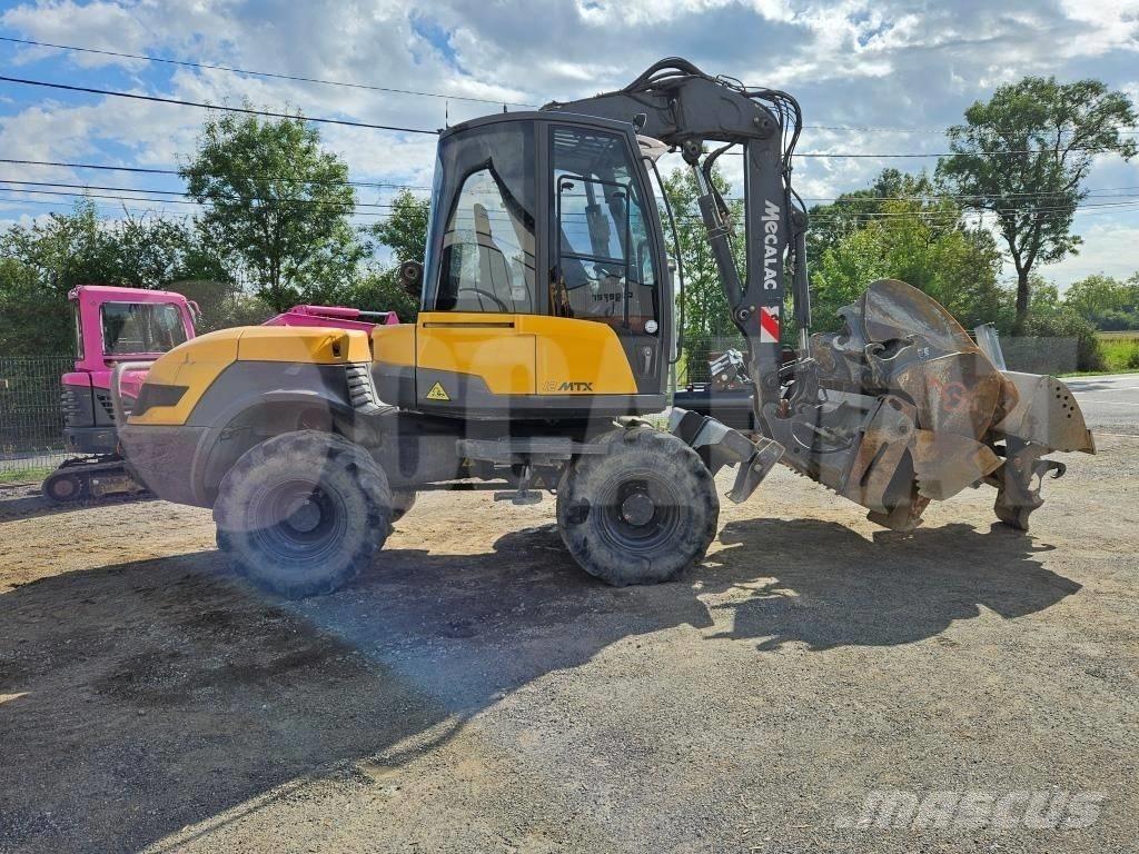 Mecalac 12 MTX حفارات بعجل