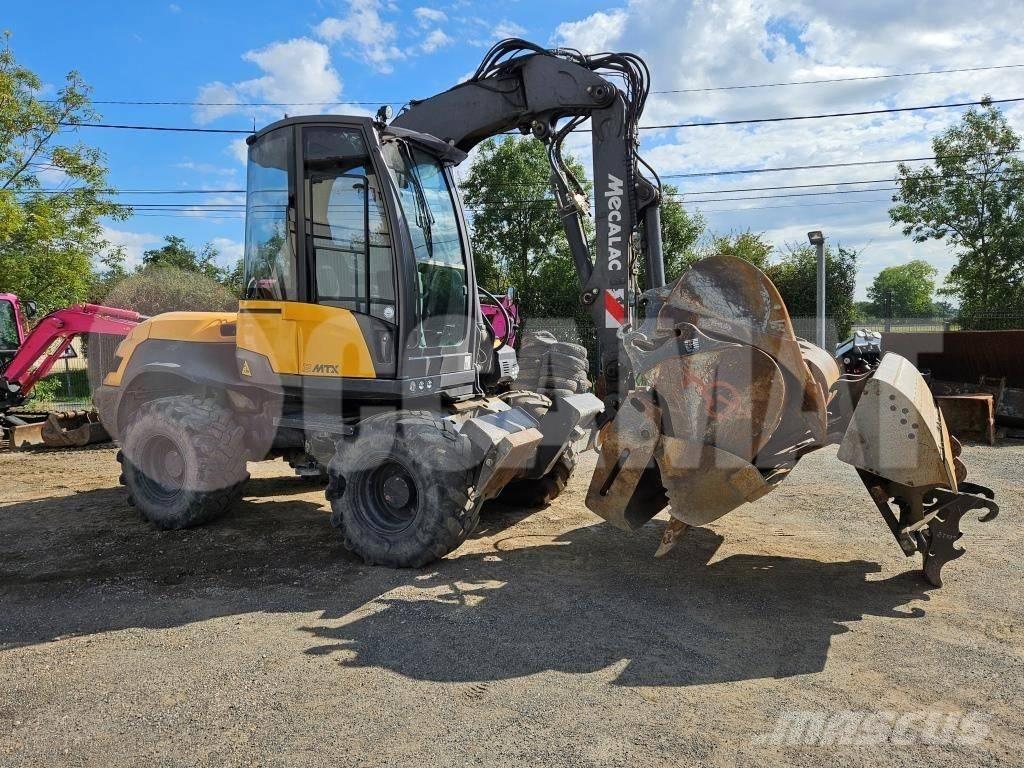 Mecalac 12 MTX حفارات بعجل
