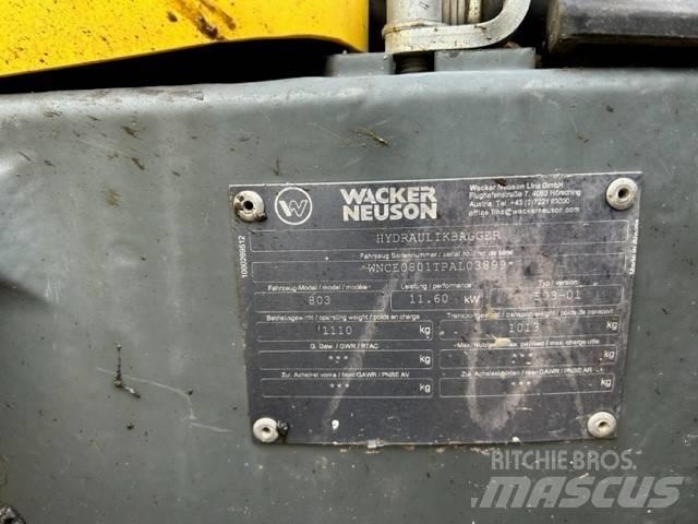 Wacker Neuson 803 حفارات صغيرة أقل من 7 طن (حفارات صغيرة)