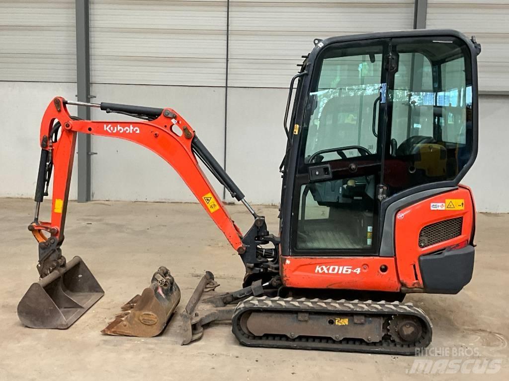 Kubota KX 016-4 حفارات صغيرة أقل من 7 طن (حفارات صغيرة)