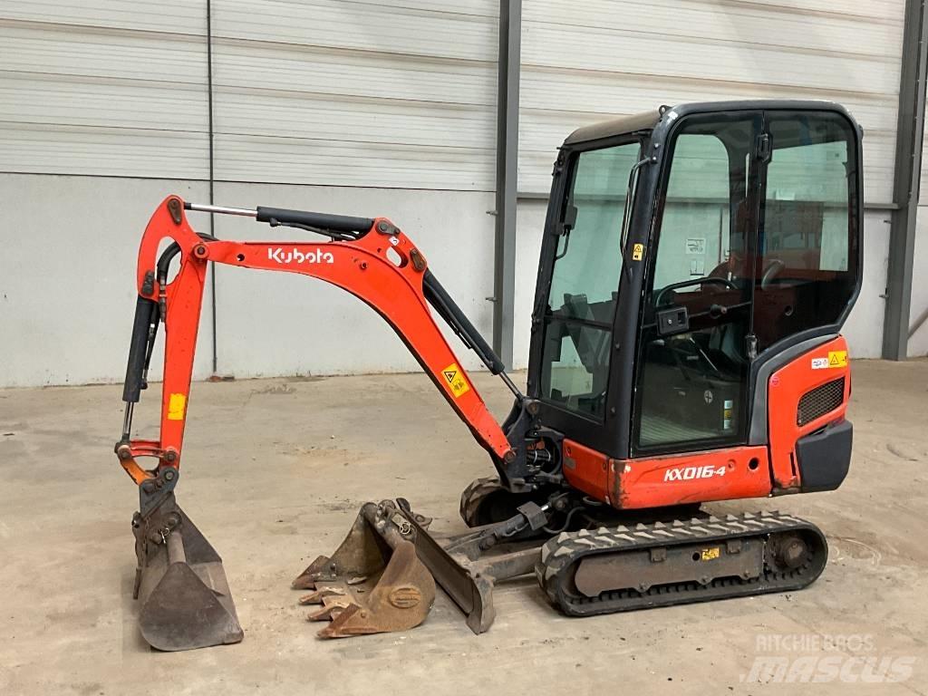 Kubota KX 016-4 حفارات صغيرة أقل من 7 طن (حفارات صغيرة)