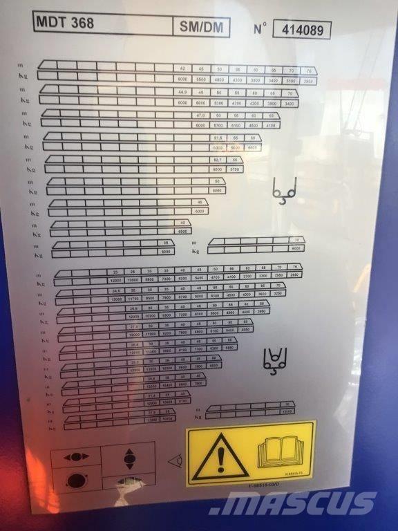 Potain MDT368 رافعات برجية
