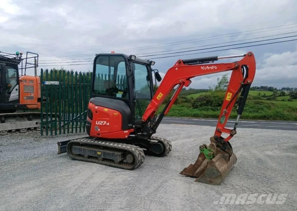 Kubota U 27-4 حفارات صغيرة أقل من 7 طن (حفارات صغيرة)